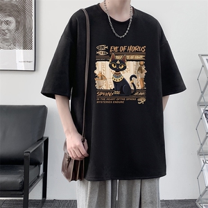 麂皮绒短袖t恤男大码半袖男 JD82429-P25图片