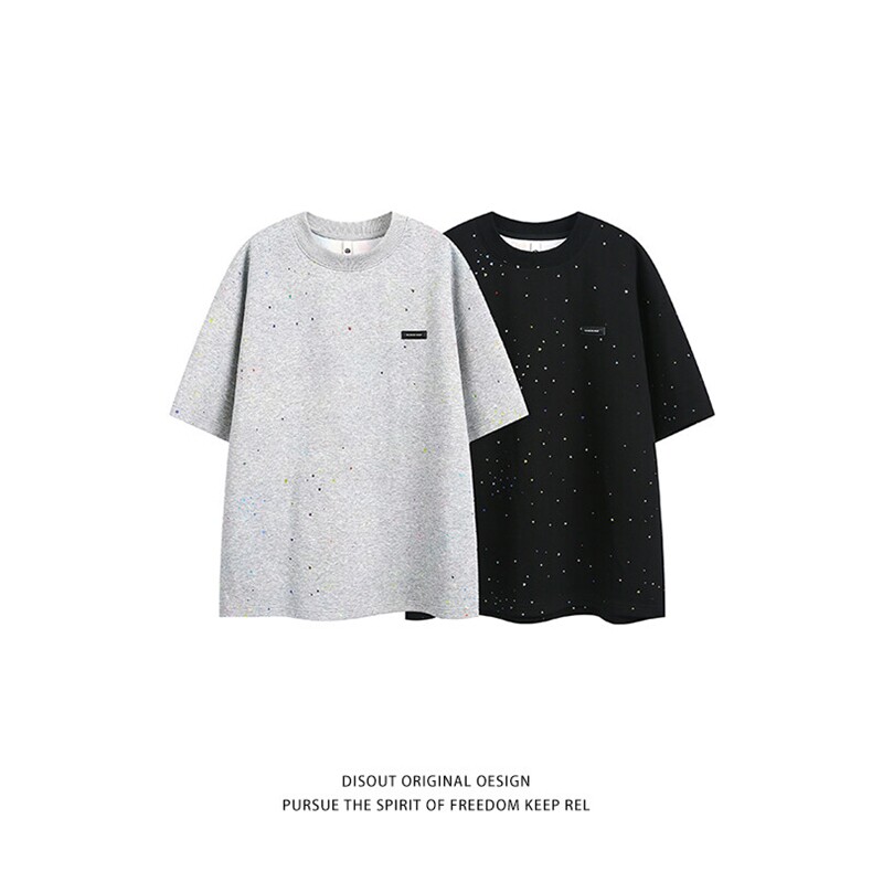 特P35无差价新款夏季洞洞设计百搭短袖T恤-HT10298日系白底，男装T恤，电商A003