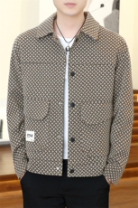 2025秋季新款男士商务休闲翻领夹克外套上衣男JKD12P90，男装夹克，电商B226-2（原B217-2）