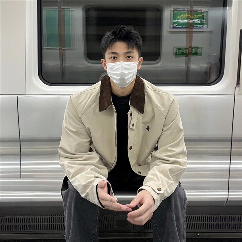 得物二开乳白色底特律工装夹克男款美式复古痞帅外套JK1259-P70,男装夹克,星座1103-3