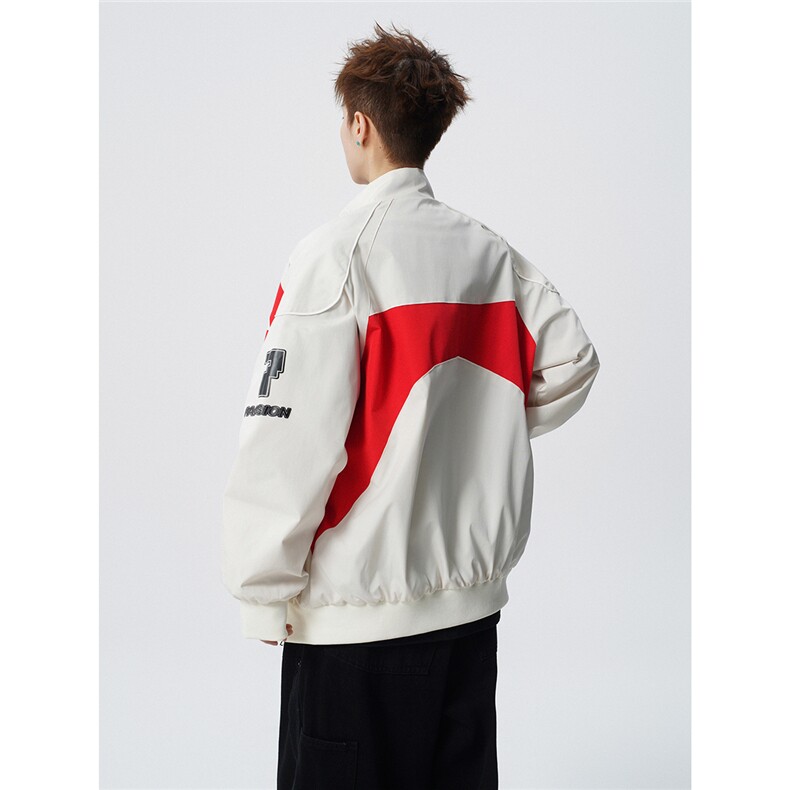 印花机车户外赛车M-5XL大码：涤纶夹克外套男78199P78控128,男装夹克,星座226-1