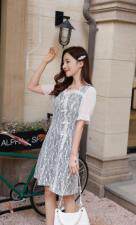 刺绣改良旗袍连衣裙，女装婚纱/旗袍/礼服，天使公主