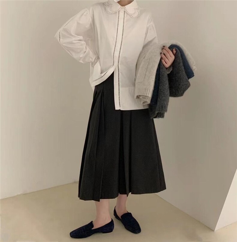 波浪双领衬衣，其它，Lin Lin