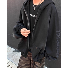 长袖青少年潮秋冬文艺宽松型美式复古泥染做旧卫衣，男装卫衣，星座716-3
