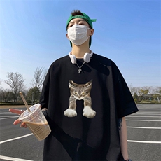量大优供视频220克美式短袖t恤T2890得物直播有280克品质，男装T恤，电商A486