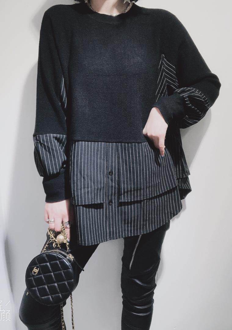 欧版毛织拼接，女装，芭娜美纳