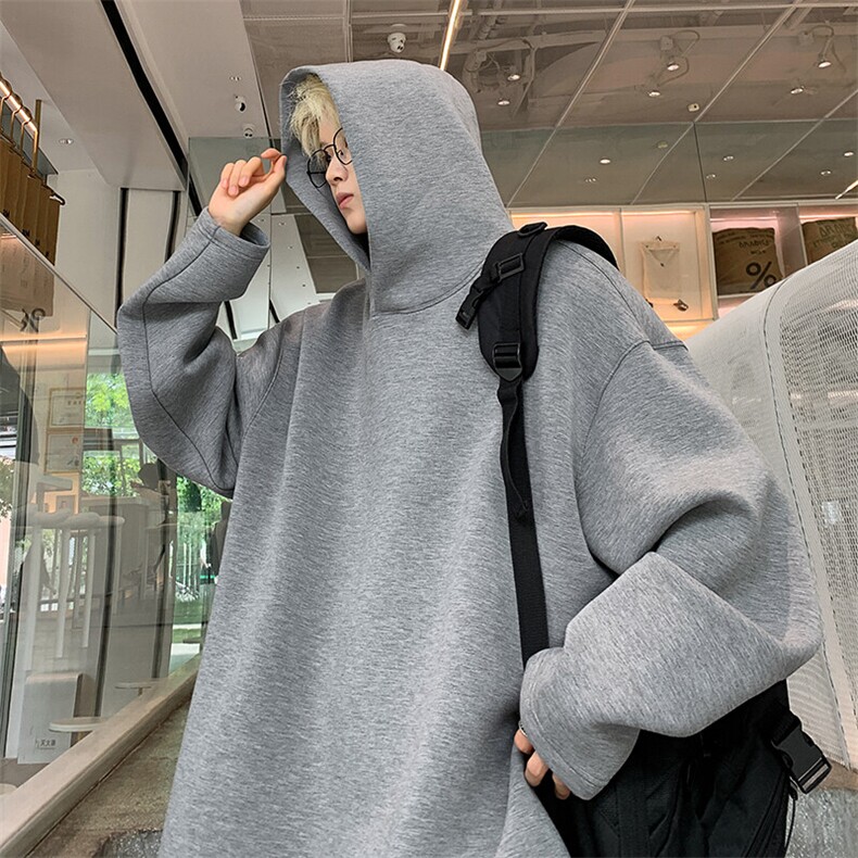 WY604-P40美式纯色秋季高级感连帽卫衣,男装卫衣,星座1503