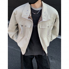 座山雕加绒加厚外套男冬季帆布棉服短款工装棉衣飞行夹克棉服p128，男装棉衣，电商C307