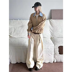 美式复古cleanfit假两件情侣夹克ma1翻领飞行外套男女LJ90055-p65，男装夹克，星座1008