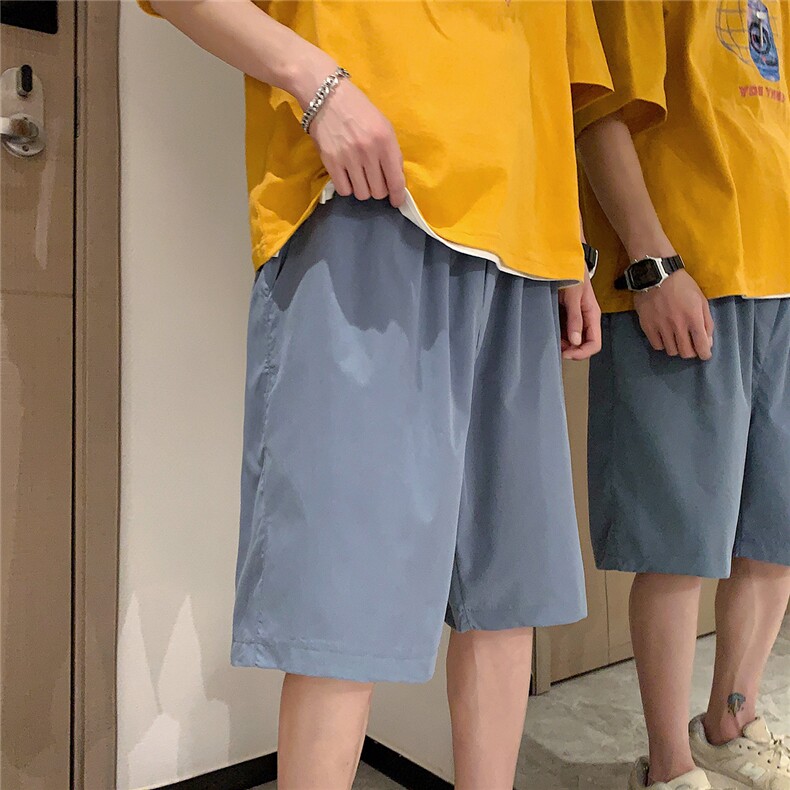 1港风休闲大码M-5XL运动日系原宿潮流五分裤男中裤DK751P18控29，男装牛仔裤，星座226-2