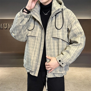 90新标冬季白鸭绒羽绒服暗格复古连帽保暖时尚外套YR9129-P319图片