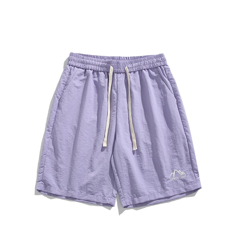 抖音品质夏季新款薄款冰丝印花宽松短裤B315-K24149-特p25控48,男装牛仔裤,电商B315