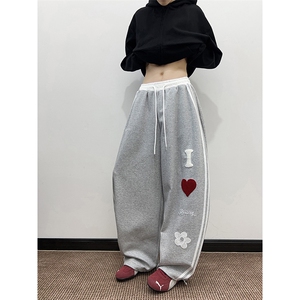 春秋季运动裤男宽松直筒休闲裤青年卫裤K0858-P50图片