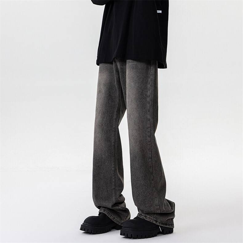 春季加长版裤子男高个子美式高街188cm110牛仔裤直筒长裤KZ010P58,男装牛仔裤,电商B312