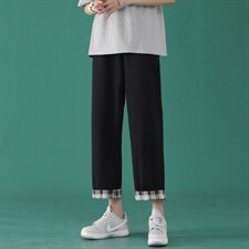 2024夏新款潮流宽松直筒休闲裤百搭运动裤  K615特批P35图片