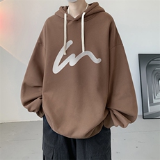 连帽卫衣男大码运动服帽衫外套WY2280-P35加绒款-P40，男装卫衣，电商A040