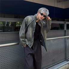 设计感牛仔外套男春秋款美式复古cleanfit水洗牛仔衣夹克JK03，男装夹克，星座1116A（原606A-3）