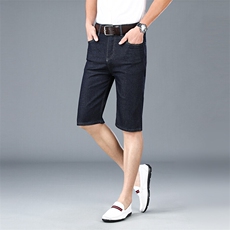 JC7855夏季新款男士牛仔短裤五分裤纯色百搭，男装牛仔裤，电商B360