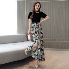 2022年夏季套装/套裙气质优雅丽人韩版潮流时尚修身显瘦街头百搭，女装套装/套裙，火爆靓佳人