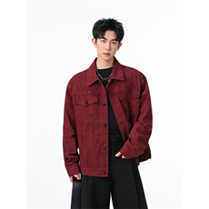 水洗牛仔外套男款春美式痞帅上衣服宽松休闲工装夹克JK1330-P98，男装工装外套，星座1103-3