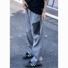 CK277-P45夏季户外冲锋裤美式小众机能裤修身直筒大口袋薄款长裤，男装休闲裤，星座1008