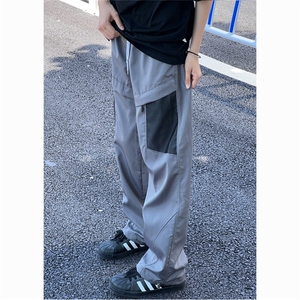 CK277-P45 夏季户外冲锋裤美式小众机能裤修身直筒大口袋薄款长裤图片