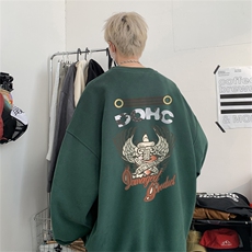 特P25控48秋冬新款男士圆领卫衣宽松休闲日常百搭上衣WQ2425，男装卫衣，电商B370