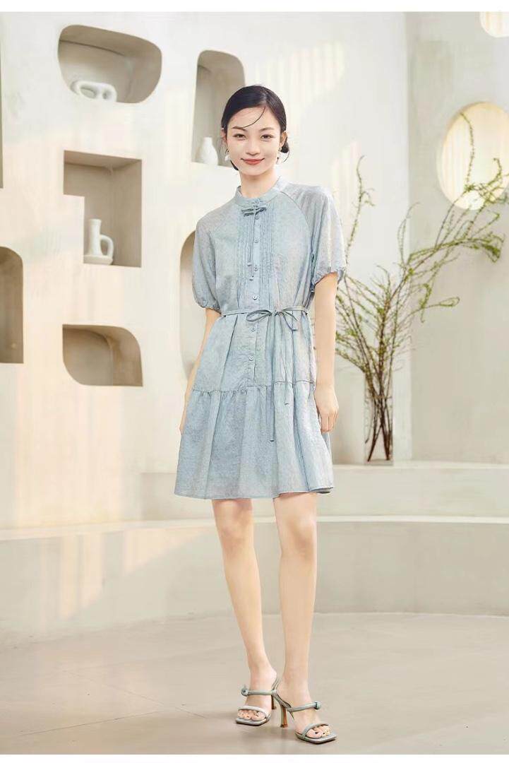 现货夏家新款-设计师系列轻风连衣裙，女装连衣裙，觅处