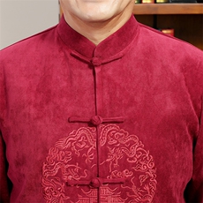 2024常货高品质主推春款风唐装外套男中老年中式复古盘扣夹克，男装夹克，钱塘723
