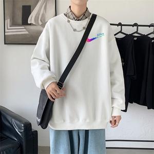 Y2363P38男圆领韩版嘻哈运动外套ins港风秋卫衣2023秋冬休闲上衣图片