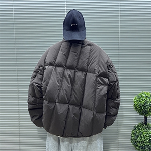 2025新标90白鸭绒立领工艺简约男加厚羽绒服357-P320图片