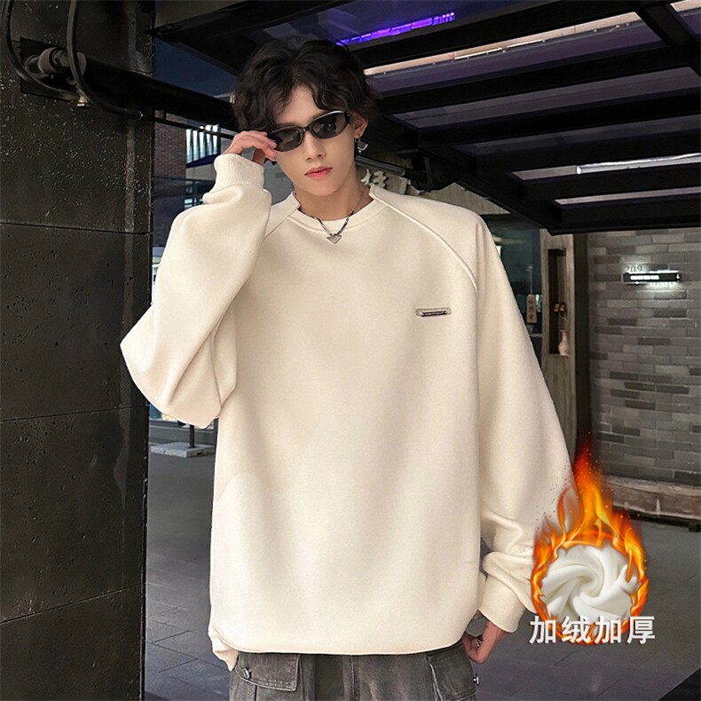 原创设计秋冬新款高品质卫衣常规p59加绒69，男装卫衣，电商B319