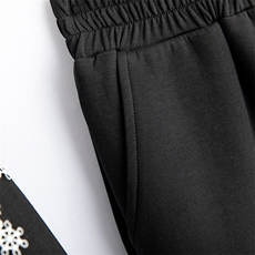 水衣源2788款时尚运动休闲连帽镶色套装女，女装运动套装，水衣源