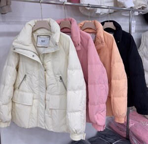 现货 短款羽绒服 四色两码图片