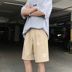 2023夏季新款休闲短裤男士韩版青少年中裤五分裤DK517特批16，男装休闲裤，星座718-1