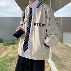 日系刺绣棒球服男港风宽松休闲潮流情侣装运动服外套 W1231-P55图片