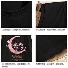 BX25209-P20港风运动汗背心男大码汗衫男无袖T恤男砖墙，男装T恤，电商A040A