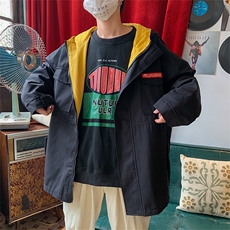2021春秋季复古盐系炸街外套男宽松连帽潮韩版潮流上衣W1530-P55，男装夹克，星座512-4