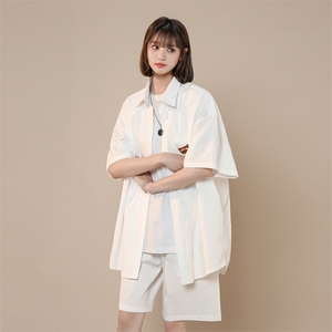 夏季青少年套装运动休闲短裤衬衫男女主推款 XZ201-2 TZ301 P55图片