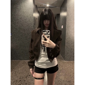 网图有货 春季新款韩系超火高级感显瘦初春夹克男女 A1348-P66图片