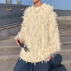 针织衫宽松休闲学生宽松情侣毛衣痞帅日系2025年冬季新款，男装针织衫/毛衣，星座715-4