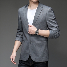 X22136-1钱塘2020-2春秋中年男士西服商务休闲百搭西装外套P142，男装西服，钱塘207-2