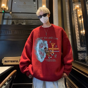 高质量！秋冬季半高领毛衣男加绒加厚线衣男针织衫男MY242-特p38图片