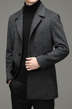季冬新款中年男羊毛呢大衣厚款呢子外套保暖爸爸装YYN9822-P310，男装毛呢大衣，电商B212（原钱塘6029）
