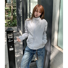 春夏款高品质冰感速干防晒服休闲户外运动外套透气弹力机能风夹克，男装防晒衣，电商A486