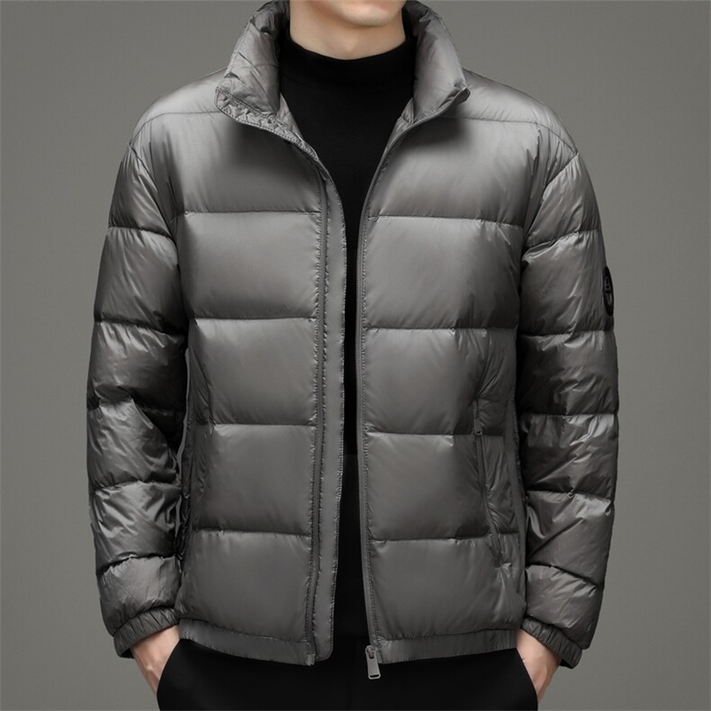 新款2023冬季羽绒服男装保暖白鸭绒外套中年爸爸装YYYR2138-P220,男装羽绒服,电商B212（原钱塘6029）