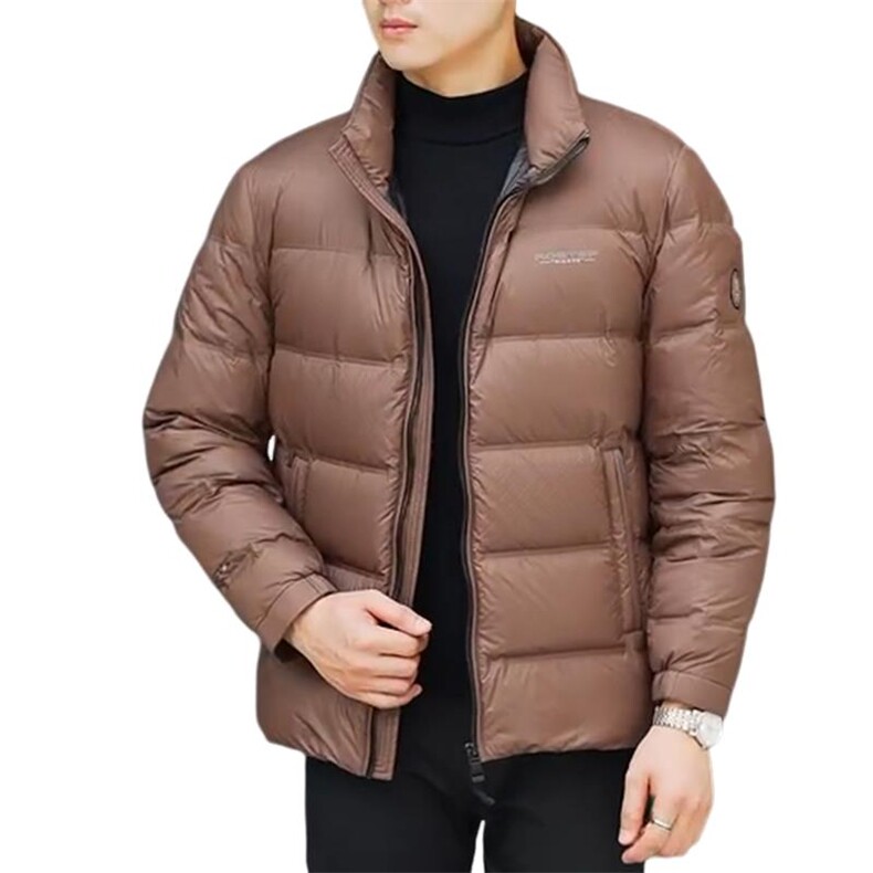 新标90白鸭绒超轻零感羽绒服面包服羽绒服短款外套（高品质）,男装羽绒服,星座301B-2（原A443-1）