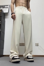 设计感微喇裤男夏季新款高街美式直筒宽松垂坠显瘦西裤XK302-P50，男装西裤，电商A178