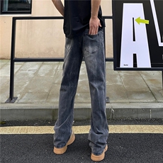 xz116-k16028-P39-（网络图）竹节纹现货牛仔裤，男装牛仔裤，星座116