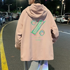 JK41171-P85加棉款-P115纯棉连帽夹克男士大码工装夹克男外套男，男装夹克，电商A040